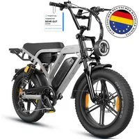 Vankel E-Bike Mountainbike Cityrad E-Fahrrad 20” x 4.0” Damen u. Herren Pedelec 1440Wh Max.216KM, Kettenschaltung, Heckmotor, 1440 Wh, (Beleuchtungsset mit Batterieladegerät, Batterieschlüssel, Werkzeug), 48V 30Ah Offroad Elektrofahrrad 7-Gang, hydra