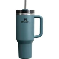 UE Stock GmbH Thermobecher Stanley 1913 Quencher Flowstate H2.0 1.18L Blue Spruce, BPA Frei, Mit Strohhalm
