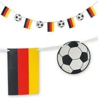Fries Girlande Deutschland Fußball Girlande 2,5 m WM EM Europameisterschaft Fußball