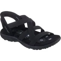 Skechers REGGAE SLIM-STRETCH FLEX Sandale Flats, Trekking Sandale mit Slip-ins Funktion