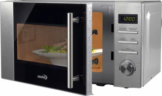 Hanseatic Mikrowelle "656920" Grill 800 W 5 Leistungsstufen und Auftaufunktion
