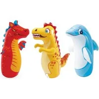 Intex Aufblasbare Schwimmfigur Aufblasfigur Bop Bags Delfin, Dino, Drache Figur zufällige Auswahl