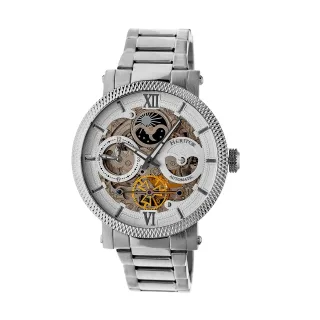 Heritor Automatik-Armbanduhr mit skelettiertem Zifferblatt Aries