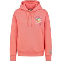 SUBLEVEL Hoodie mit Schriftzug und Liebesmotiv Sweat Print Hood