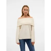 Vero Moda Strickpullover VMERA LS OFF SHOULDER PULLOVER GA NOOS