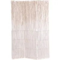 DESIGN DELIGHTS Paravent PARAVENT NATURE, weiß, 160X120CM (LXB) WEIDE, RAUMTRENNER,TRENNWAND