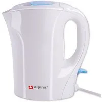 Alpina Wasserkocher ALPINA Wasserkocher, 1 L, 1000 W, weiß