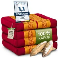 Klappmatratze 50 cm breit (Classic) - 200x50x8cm - Faltmatratze, livasia, 8 cm hoch, Kapok, vegan, handgefertigt
