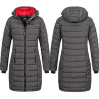 Geographical Norway Steppmantel Damen Winter Jacke Stepp Mantel Lange Steppjacke Wintermantel parka