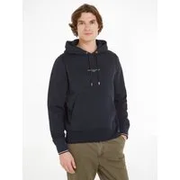 Tommy Hilfiger Hoodie TOMMY LOGO TIPPED HOODY Tommy-Tape innen am Ausschnitt, Flag-Stickerei am Ärmel