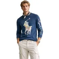 Polo Ralph Lauren Longsleeve Sweatshirt Großes Pony-Logo Custom Slim Fit Eine sofortige Authentifizierung über das Ralph Lauren-System möglich