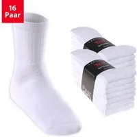 MT Tennissocken 8 Paar, 16 Paar Tennissocken für Damen & Herren (16-Paar)