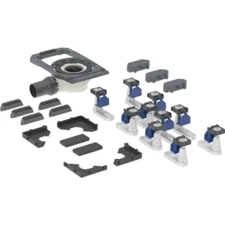 Geberit Duofix Duschwannenablauf mit zehn Füßen, für CleanFloor30 Duschfläche, 551554001 551554001