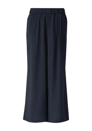 s.Oliver Red Label - Culotte in Loose Fit mit elastischem Bund blau - Gr. - 40