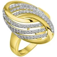 Fascination by Ellen K. Fingerring 585/- Gelbgold bicolor Zirkonia