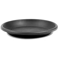 HAC24 Blumentopfuntersetzer Blumentopf Untersetzer Pflanztopf Blumenkübel Schale Pflanzschale, 1-tlg., Anthrazit Kunststoff Rund Ø 58 cm