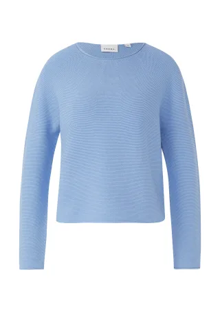 comma - Strickpullover blau - Gr. - 34
