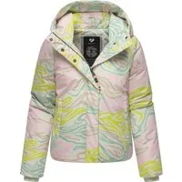 Ragwear Winterjacke Amarrena Wasserdichte Damen Steppjacke mit modischem Farbverlauf