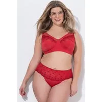 Ulla Popken Slip Hipster Spitze Mesh-Rückseite