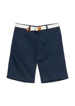 s.Oliver Red Label - Bermuda mit Gürtel blau - Gr. - 34