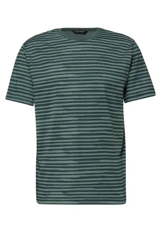 Street One - T-Shirt mit Rundhals und Allover-Print grün - Gr. - XL