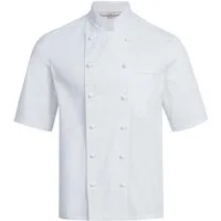GREIFF Kochjacke Greiff GASTRO MODA Cuisine Herren Basic-Kochjacke Kurzarm Weiß