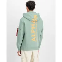 Alpha Industries Kapuzensweatshirt BACK PRINT HOODY Baumwollmischung, regular fit