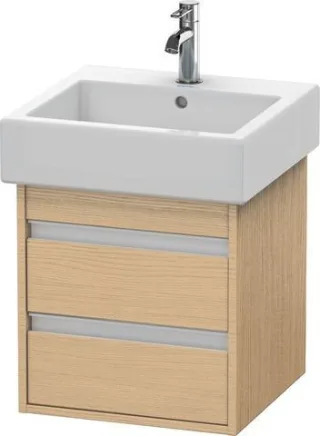 Duravit Ketho Waschtischunterbau wandhängend Natur Eiche Matt 450x440x480 mm - KT663503030 KT663503030