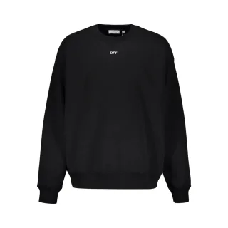 Off White - Sweatshirt für Herren/Damen Unisex, Übergroß (Schwarz/Weiß)