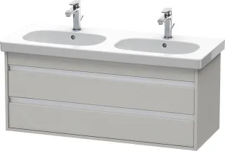 Duravit Ketho Waschtischunterbau wandhängend Betongrau Matt 1150x455x480 mm - KT664900707 KT664900707