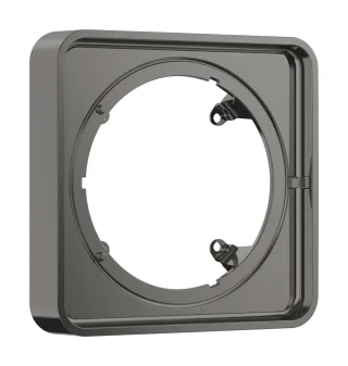 Hansgrohe Verlängerungsrosette AXOR ShowerSelect ID softsquare 22 mm polished black chrome, 1364333 13643330