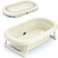 Babykajo Babybadewanne, (1-tlg), Faltbare Babybadewanne mit integriertem Thermometer und Abfluss