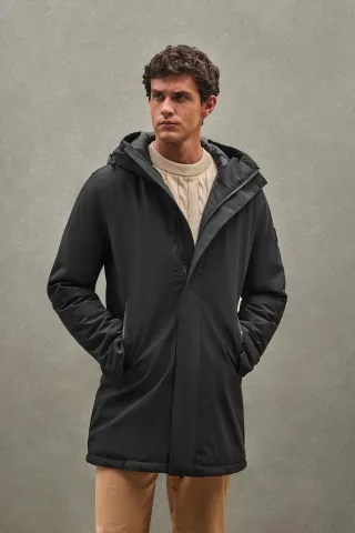 Jacke Voguel schwarz mit Polo Club-Logo