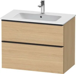 Duravit D-Neo Waschtischunterbau wandhängend Natur Eiche Matt 810x462x625 mm - DE43620BD300000 DE43620BD300000