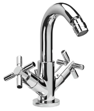 Herzbach LIVING stilo Bidetarmatur mit ablauf chrom, 14.953600.1.01 14.953600.1.01