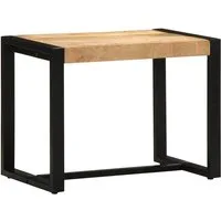 vidaXL Sitzbank Bank 60x35x45 cm Raues Massivholz