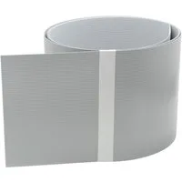 INTRA-TEC Sichtschutzstreifen Zaun-Sichtschutzstreifen aus Hart-PVC 252x19 cm Doppelstabmattenzäune, Windschutz, einfach zuschneidbar, pflegeleicht