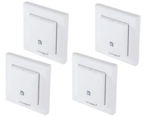 HOMEMATIC IP Smart Home 150181A0, Temp. und Luftfeucht. Sensor, 4 Stück