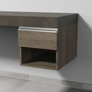 Sanipa Anbau-/Solitärschrank 2morrow (L2350) 340x350x520 Eiche-Nebraska, L235037 L235037