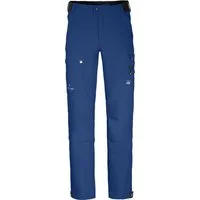 Bergson Outdoorhose FROSLEV COMFORT Herren Wanderhose, recycelt, elastisch, 7 Taschen, Normalgrößen, blau