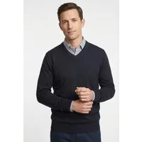 MARVELIS Strickpullover V-Ausschnitt, regular fit, Baumwolle
