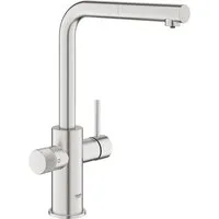 Grohe Küchenarmatur Blue Pure Minta herausziehbarem Mousseurauslauf