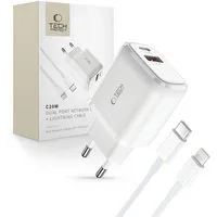 TECH PROTECT Tech Protect C20W USB-C PD 20 W USB-A QC 3 0 Smartphone-Ladegerät