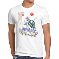 style3 T-Shirt pokemon mewtu planet go plus pokeball pikachu glumanda arena kampf