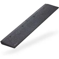 bepco Auffahrrampe bepco Bordsteinrampe, Gummi, 100 cm breit, Schwellenrampe anschraubbar (1-St), mit eingelagerten Unterlegscheiben