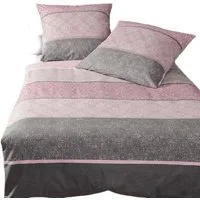 soma Bettwäsche Bettbezug 135x200 80x80 biber gestreift warm sale bieber Streifen, Biber, 2 teilig, Warme Biber Flanell Bettwäsche 135x200 Herbst Winter kuschelig weich