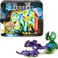 Spin Master Actionfigur Bakugan Legends 2023 Baku-Tin Metall-Aufbewahrungsbox exklusiv 6+