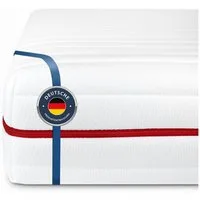 Kaltschaummatratze BMM KSCell-Schaummatratze Klassik 19 V2, H4, 80x200 cm, BMM, 19 cm hoch, ergonomischer 7-Zonen KSCell®-Schaum, Deutsche Produktentwicklung