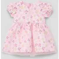 s.Oliver Minikleid Kleid Rüschenkleid mit All-over-Print
