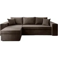 Luxusbetten24 Schlafsofa Designer Sofa Denver, mit Stauraum und Schlaffunktion